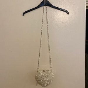 Call It Spring heart purse with chain